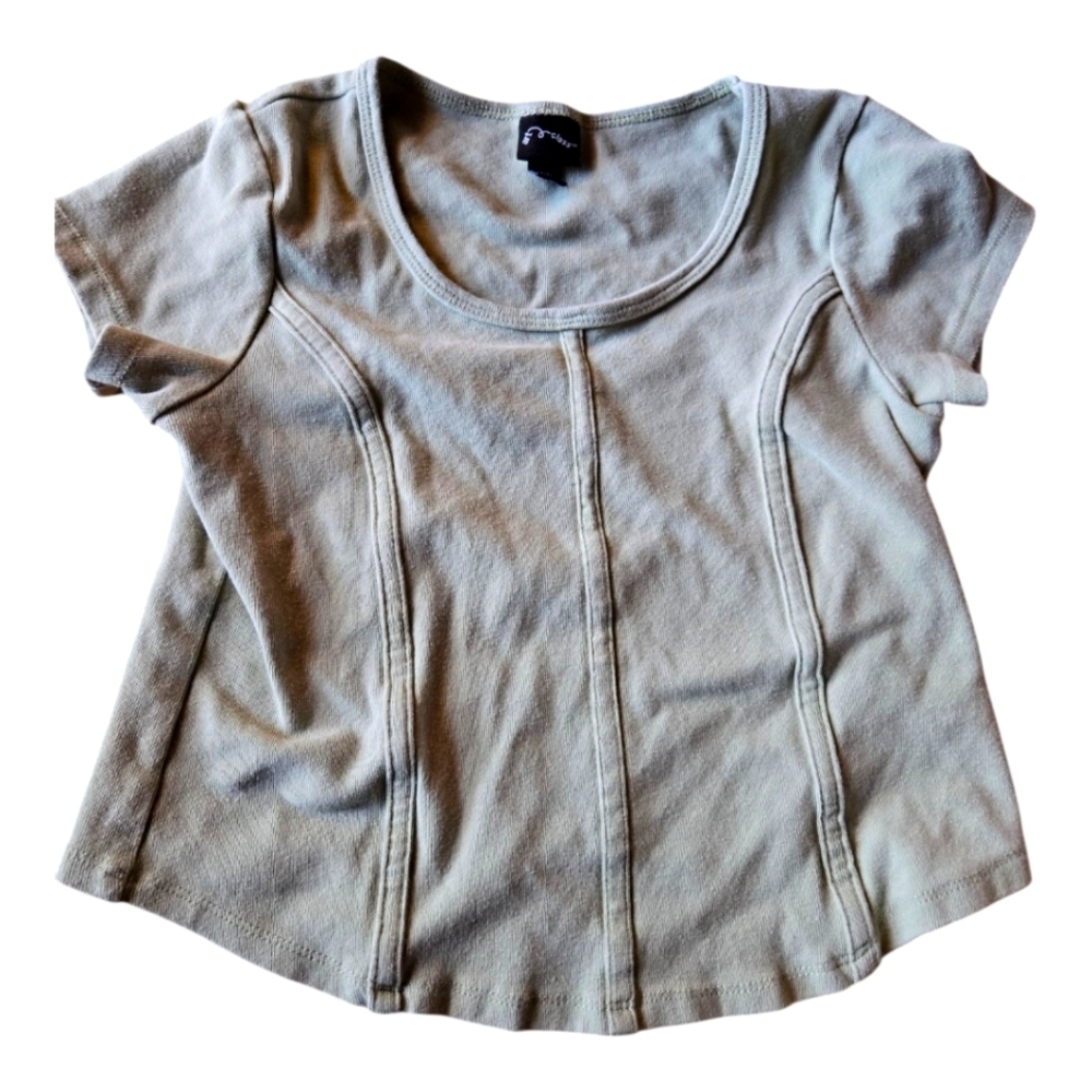 Art Class Light Olive Green Short Sleeve Top Size 8 Girls